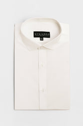 White Cotton Formal Shirt