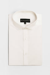 White Cotton Formal Shirt