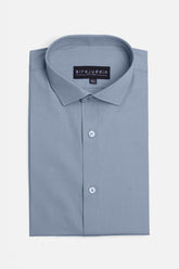 Light Grey Cotton Formal Shirt
