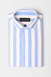 Blue And White Lining