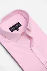 Pink Formal Cotton Shirt