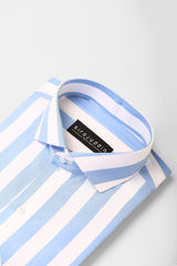 Blue And White Lining