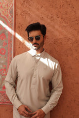 Tea Green Wash & Wear Shalwar Kameez