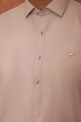 Light Grey Wash & Wear Shalwar Kameez