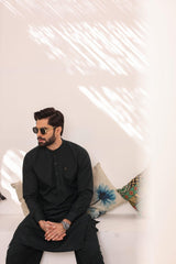 Dark Green Wash & Wear Shalwar Kameez