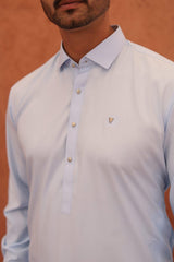 Sky Blue Wash & Wear Shalwar Kameez