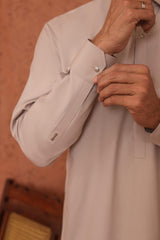 Light Grey Wash & Wear Shalwar Kameez