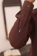 Pastel Maroon Wash & Wear Shalwar Kameez