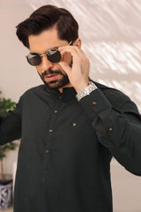 Dark Green Wash & Wear Shalwar Kameez
