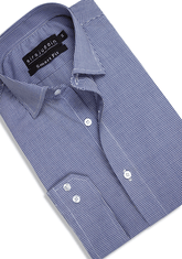 Check Shirt Blue And White