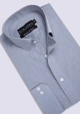 Check Shirt Blue Micro