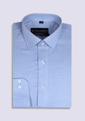 Check Shirt Blue Micro
