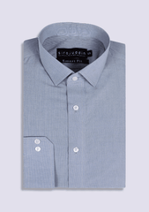 Check Shirt Blue Micro