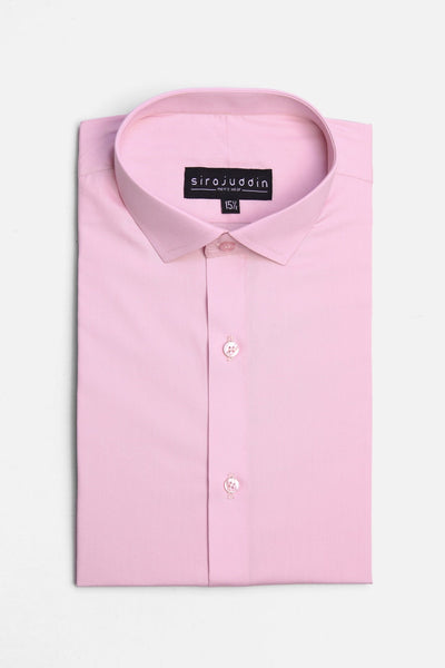 Pink Formal Cotton Shirt