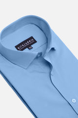 Light Blue Cotton Formal Shirt