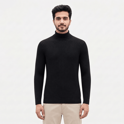 Black Hi-Neck