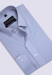 Textured Blue Shirt