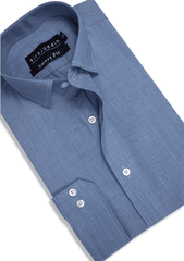 Plain Shirt Steel Blue