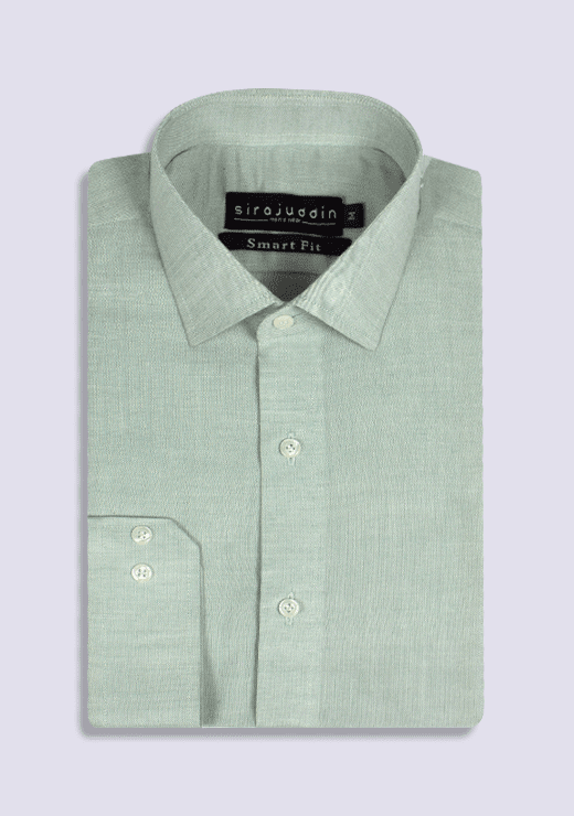 Plain Shirt Tea Green