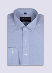 Textured Blue Shirt
