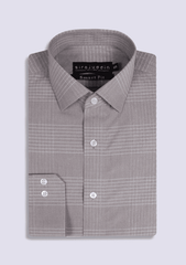 Check Shirt White & Beige