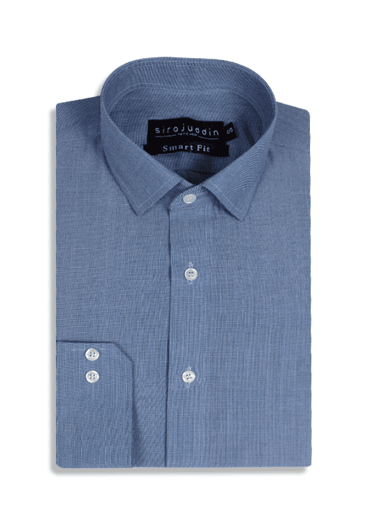 Plain Shirt Steel Blue