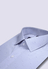 Textured Blue Shirt