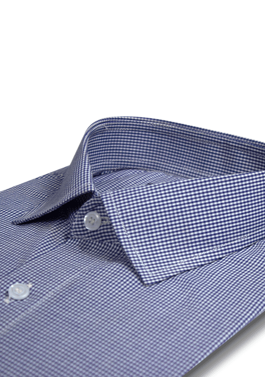 Check Shirt Blue And White