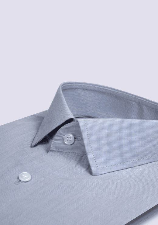 Check Shirt Blue Micro
