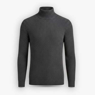 Charcoal Grey Hi-Neck